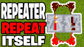 How To Make a Redstone Repeater Repeat Itself! - Minecraft