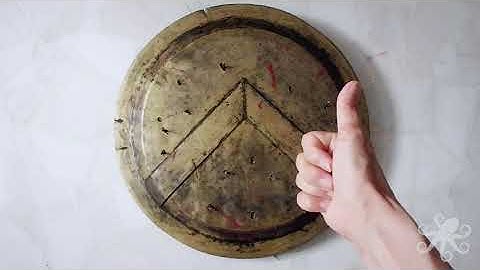 DIY Cardboard Spartan Shield