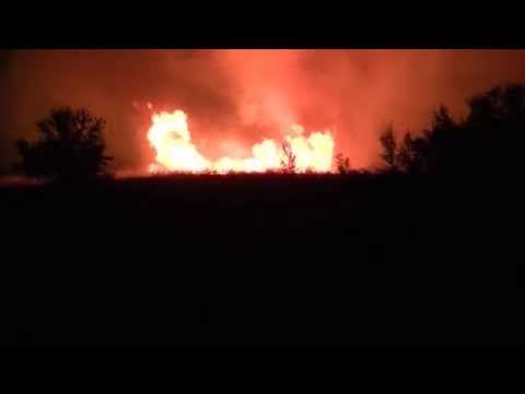 Пожар вблизи Павлограда: «Огонь выше пожарных машин…»