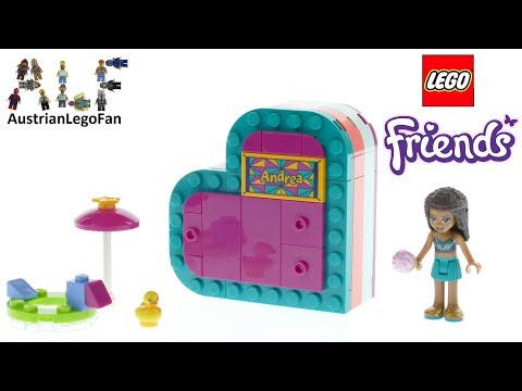 Lego Friends 41384 Andrea&#39;s Summer Heart Box Speed Build
