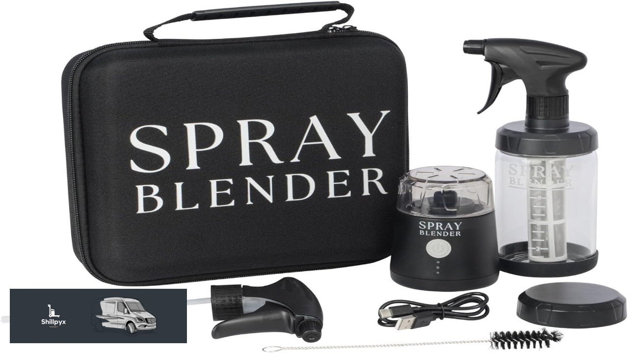 SprayBlender Create Plant Based Sprays in Minutes with Powerful Electric Blender