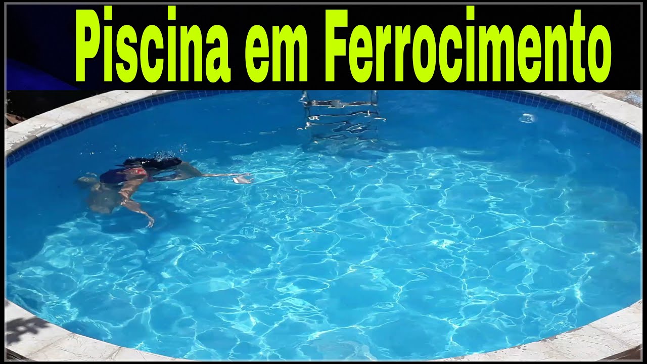 Piscina  BARATA em FERROCIMENTO! Passo a passo.
