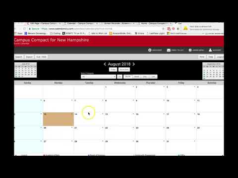 Website Tutorial: Calendar & Embedding HTML code