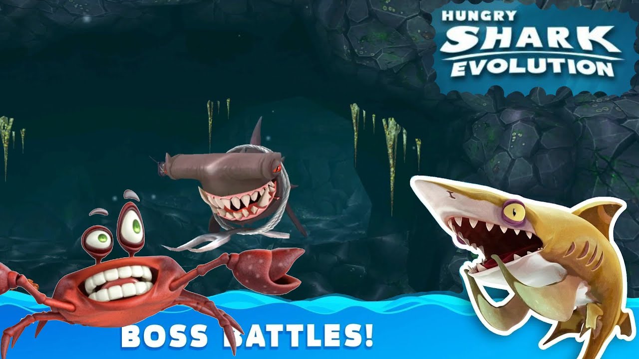 GIANT CRABS NIGHTMARE CRAB FORK!!! Hungry Shark Evolution! Please