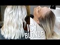 COME TO THE SALON WITH ME - HOW TO HEALTHY PLATINUM BLONDE HAIR!