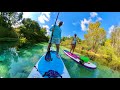 Weeki Wachee Clear Water Natural Spring Stand Up Paddle Board (Gopro Max 360 Video)