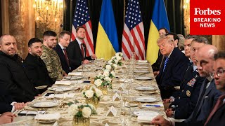 Watch Trump, Zelensky, And Their Teams Hold Bilateral Meeting At Mar-A-Lago