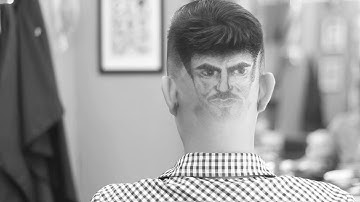 Nhân vật trong phim khoa học viễn tưởng TATTTOO HAIR in TƯỜNG BARBER