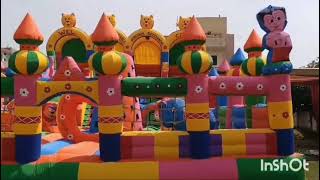 Jungle bouncy and slide size-30/45,