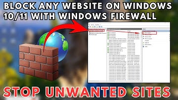Block Any Website on Windows 10/11 with Microsoft Defender Firewall
