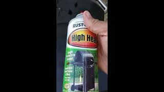 How to Touch Up Your Rusted BBQ Grill with High Heat Spray