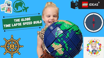 The Globe (21332) - LEGO Ideas - Time Lapse Speed Build