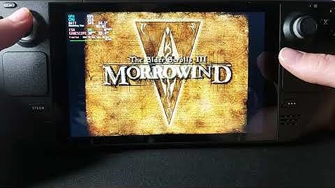 MORROWIND on Steamdeck!