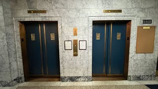 Modded OTIS traction and ThyssenKrupp Hydraulic Elevators at the Alaska State Capitol Juneau, AK