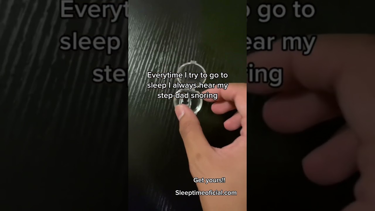 Anti-snoring nose clip get yours at sleeptime! 