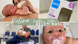 MINHA NOVA ROTINA com Olívia | Recém Nascido