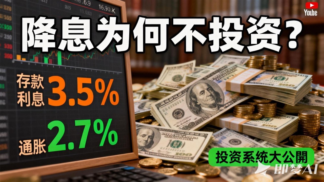 怕被降息收割？美聯儲操作背後的投資邏輯，學會保住財富不虧錢#美聯儲降息#財富狂歡#收割陷阱#投資指南#全球資金流