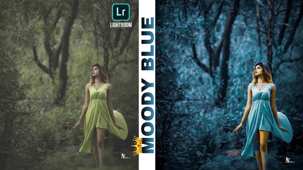 LIGHTROOM MOODY BLUE PHOTO EDITING 💙||LIGHTROOM PHOTO EDITING || BEST LIGHTROOM PRESET