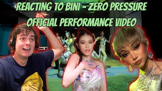 They Slayed So Hard 🔥 | BINI (ᜊᜒᜈᜒ) "Zero Pressure" Reaction | Official Performance Video
