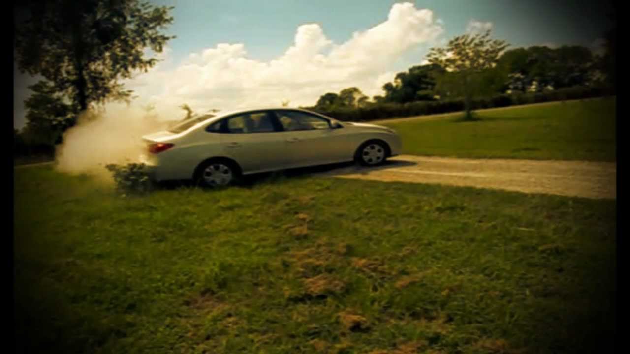 Car Crashes Into Tree! Super Slow Motion