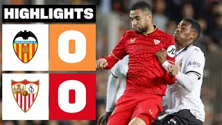 VALENCIA CF 0 - 0 SEVILLA FC | RESUMEN LALIGA EA SPORTS