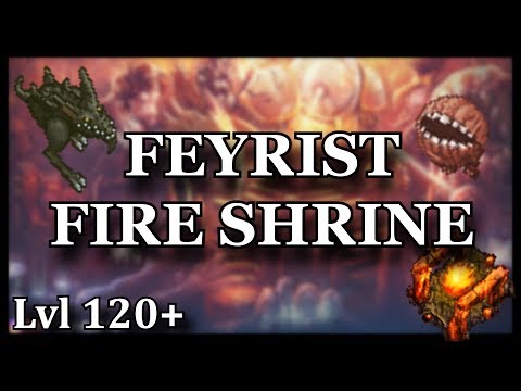 FEYRIST FIRE SHRINE - Where To Hunt Paladins Lvl 120+ [TIBIA]