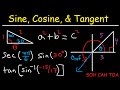 Sine Cosine Tangent Explained - Right Triangle Basic ...