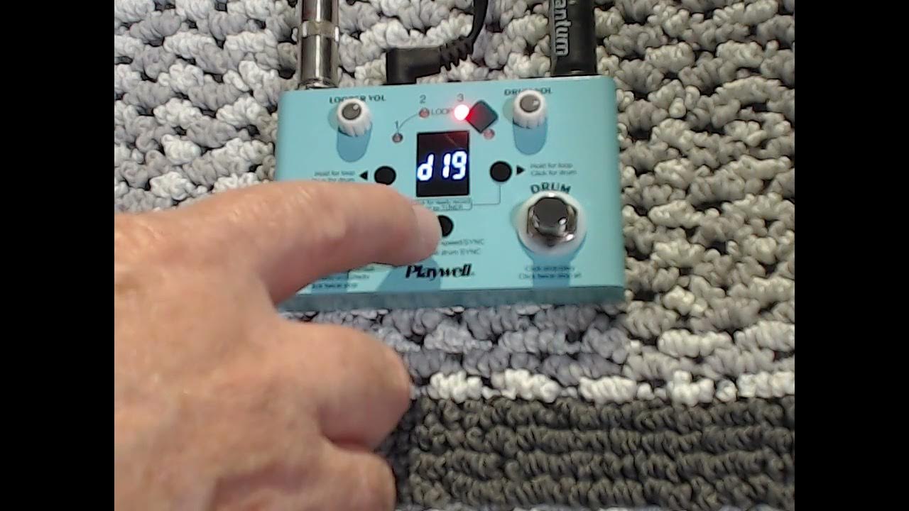 Playwell Drum Machine Looper all 30 drums YouTube