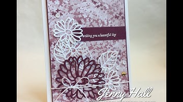 How to use Stylish Stems Framelits using Stampin Up products with Jenny Hall