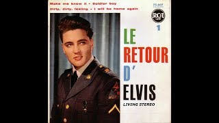 Elvis Presley - Le Retour D' Elvis Vol.1 RCA 75.607 France Exteded Play 45 June,1960