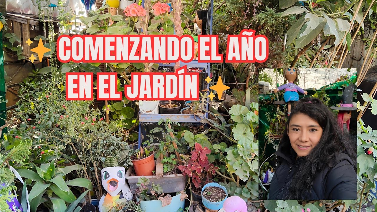 "El primer recorrido por mi jardín, del año 2026 🌿✨ Nuevos comienzos" 💕💕