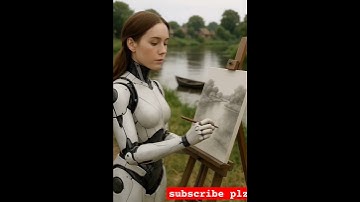 Robot Drawing Portrait #shorts #robot #robots