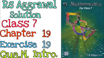 Three Dimensional Shapes | Class 7 Exercise 19 | Introduction | Rs Aggarwal | @mdsirmaths