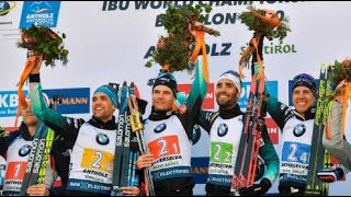 Relais Masculin Championnat Du Monde Biathlon Antholz Anterselva 2020