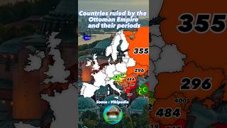 Countries by the ruled Ottoman Empire #map #ottoman #europe #country #fyp