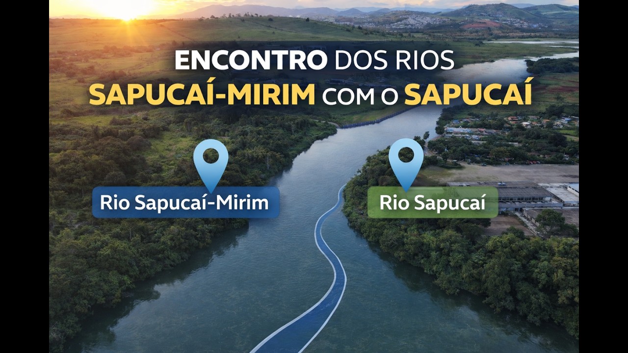 O ENCONTRO FINAL | Onde o Sapucaí-Mirim se une ao Rio Sapucaí | Nova Fabrica Cimed