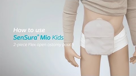 How to use SenSura® Mio Kids 2-piece Flex open ostomy