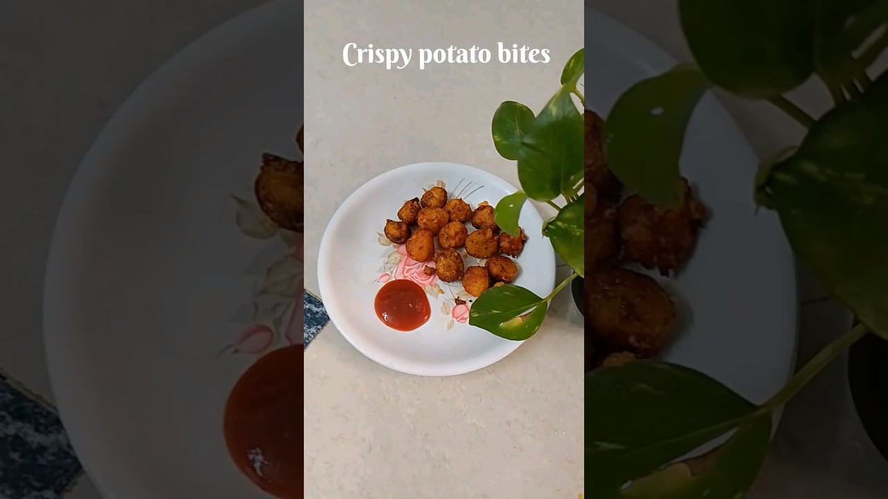 crispy potato bites #potatorecipe #potatosnacks #foodiehafijavlogs