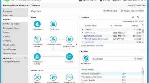 Sage50 - Payments, Prepayments, Adjusting Payments and Payables Reports