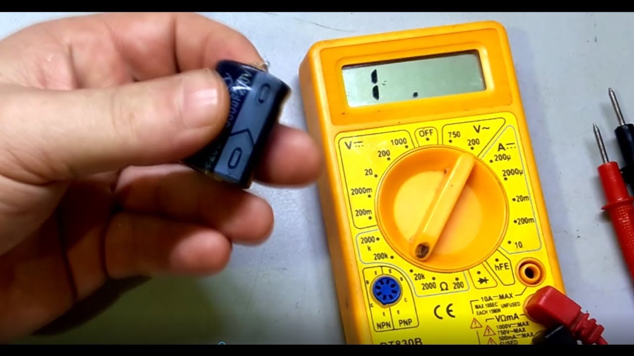 Como Medir Capacitor Com Multimetro Modisedu