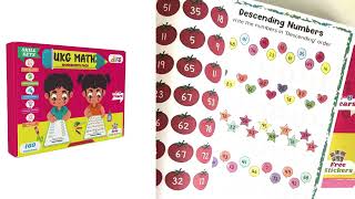 Learning Dino Maths Worksheets for UKG Kids-Covers Numbers Addition Subtraction Money etc