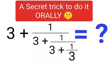 This American Olympiad question can be done ORALLY!! #american #olympiad #amc #amo #fastandeasymaths