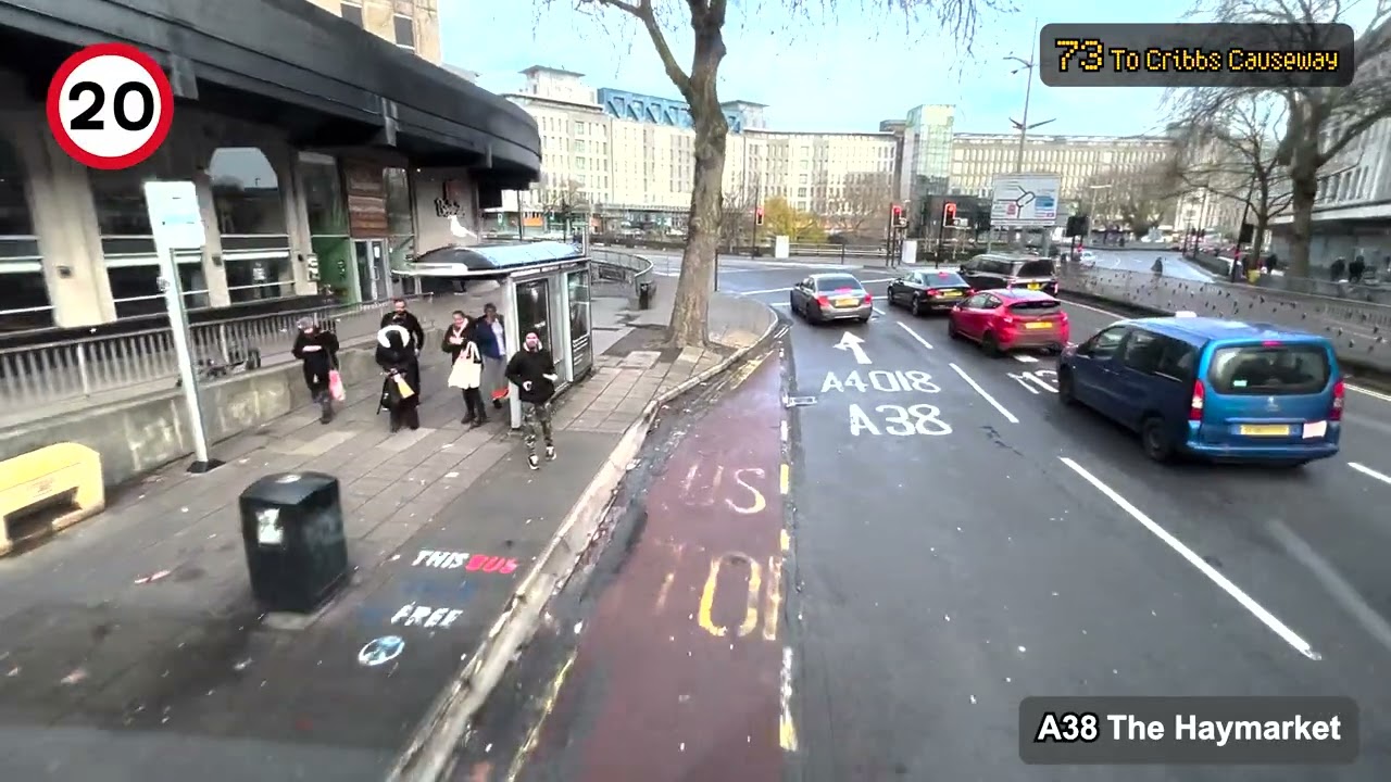 First Bus Bristol No.73 Temple Meads to Cribbs Causeway