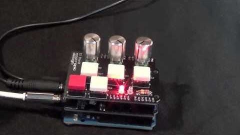 Frequency Filtering using the Audio Hacker Shield for Arduino