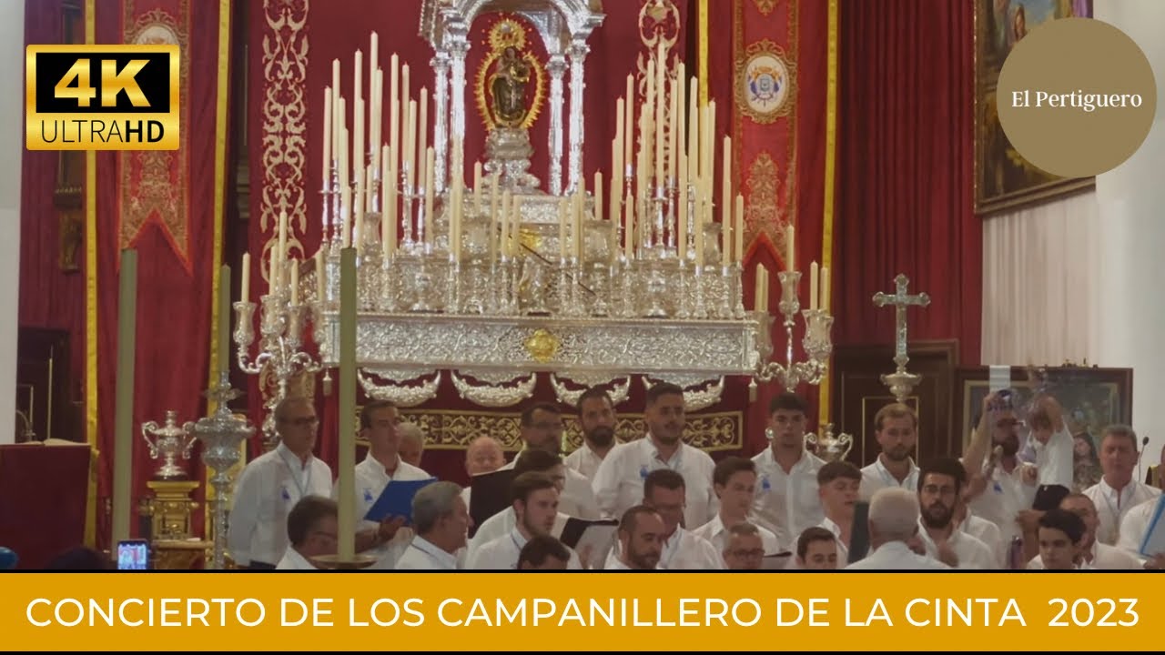 Concierto de los Campanilleros de la Virgen de la Cinta Huelva 2023 4K
