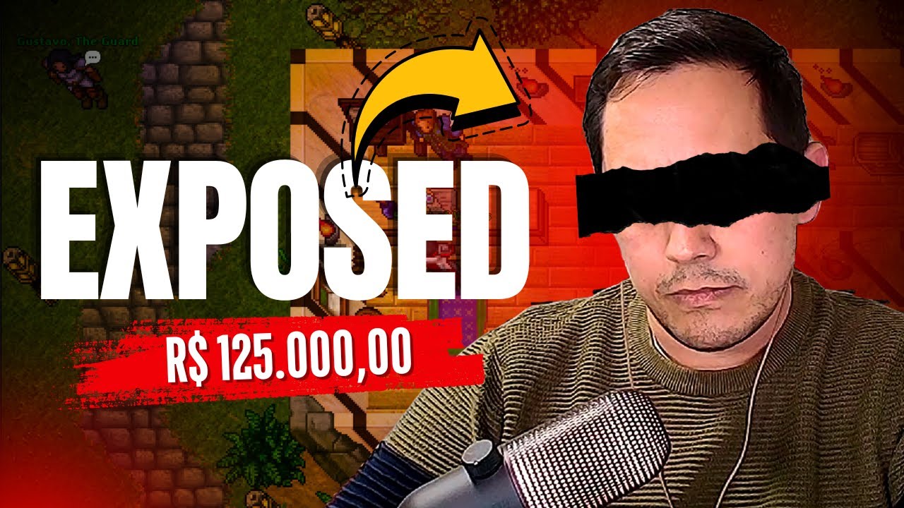 Tibia: EXPOSED da TRANSAÇÃO de R$125.000,00 MIL REAIS | ⛏