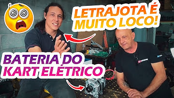 BATERIA de DRONE do LetraJota no KART ELÉTRICO! Será que agora VOA!? @letrajota