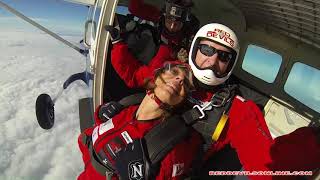 Kim's Tandem Sky Dive with The Red Devils