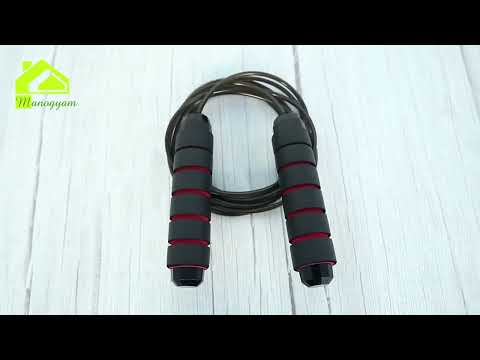 Skipping Rope for Men, Women & Children Jump Rope - video from Manogyam