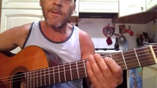 Video thumbnail of "IL RAGAZZO DELLA VIA GLUCK TUTORIAL Chitarra Stizzo A.Celentano"